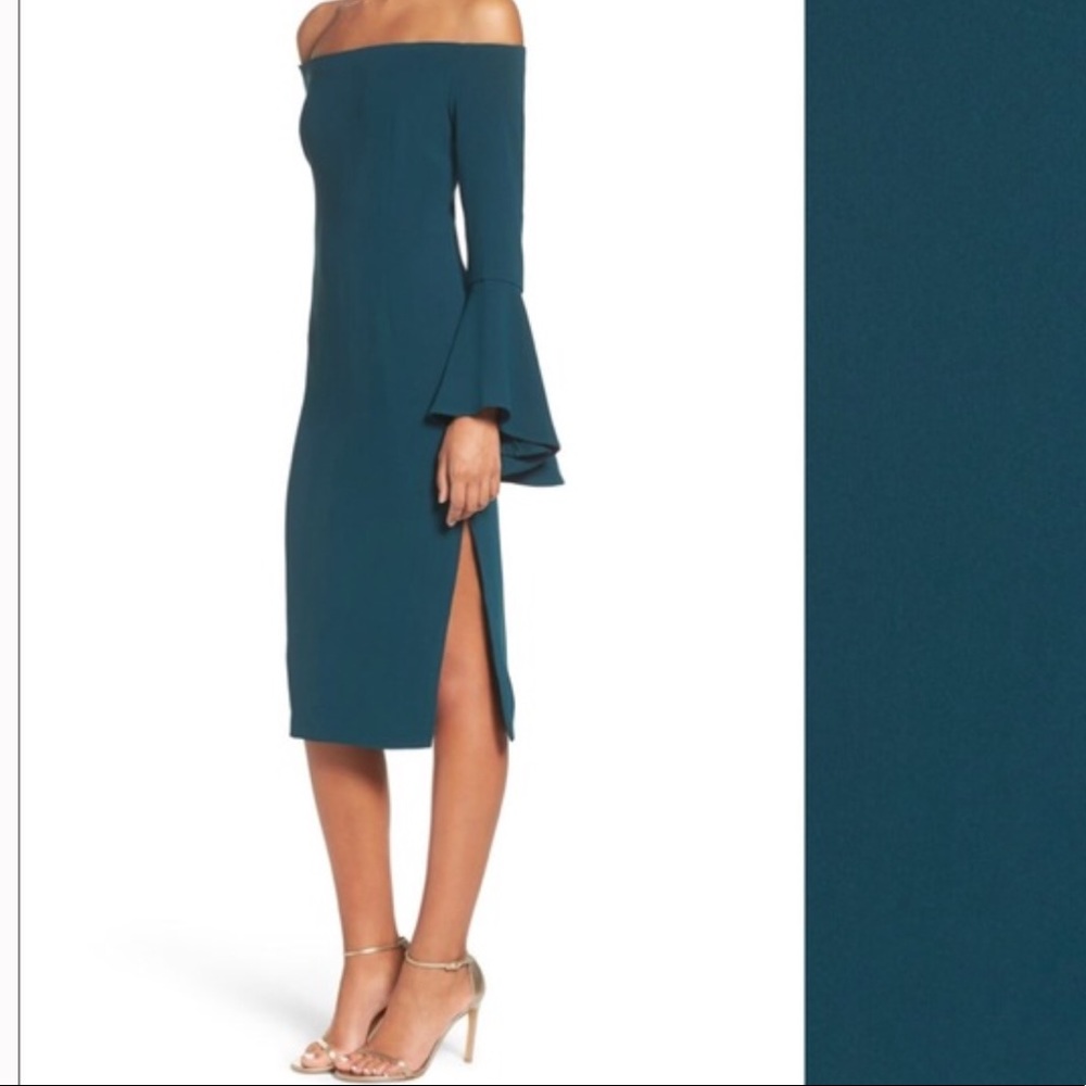 NWT Bardot Australia off shoulder cocktail dress